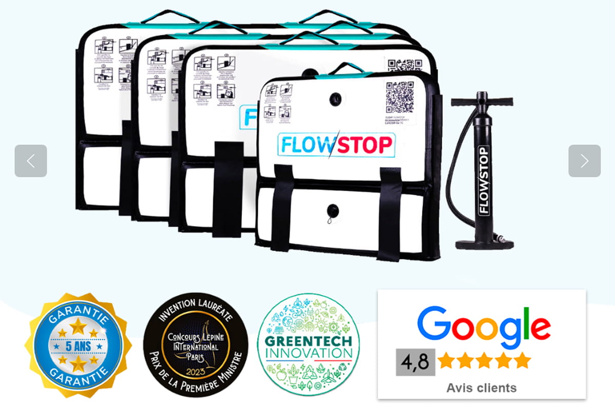 Site Flowstop Réunion, protection anti-inondation