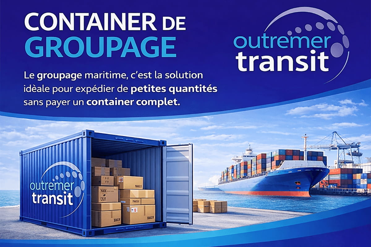 Nouvelle version du site Outremer Transit, transport maritime entre La Réunion et la Métropole